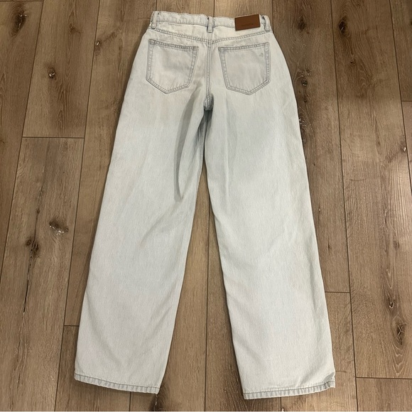 NWT Hidden Izzy Rigid Straight Leg Jeans Light Blue Denim Jeans Size 24 - Picture 6 of 9